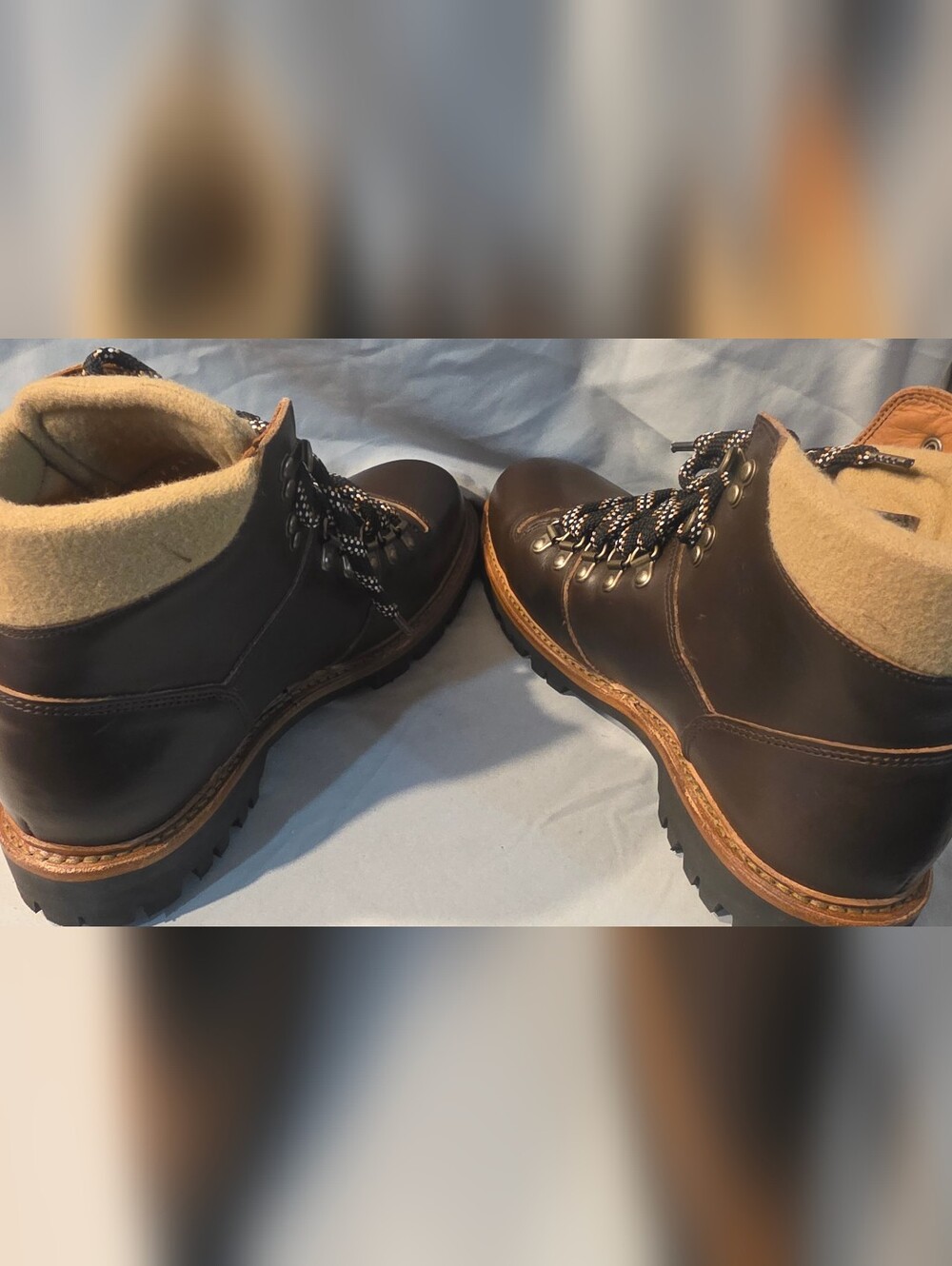 Allen Edmonds Whistler Weather-ready Hiker Boot Dark Brown Men SZ 9 NWOB Defects - Picture 5 of 15